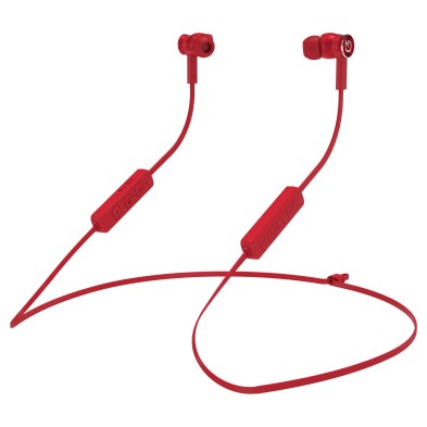 Auriculares Hiditec Aken Inalámbrico Dentro De Oído Banda Para Cuello Llamadas/Música Bluetooth Rojo