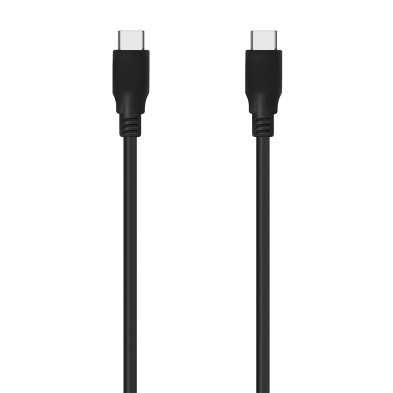 Cable Usb Aisens 3.2 Gen2X2 20Gbps 8K@30Hz 5A 100W E-Marker Tipo Usb-C/M-Usb-C/M Negro 0.6M