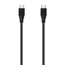 Cable Usb Aisens 3.2 Gen2X2 20Gbps 8K@30Hz 5A 100W E-Marker Tipo Usb-C/M-Usb-C/M Negro 2.0M