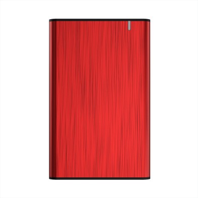 Caja Para Disco Duro Externo Aisens 25" Ase-2525Red 9.5Mm Sata A Usb 3.0/Usb3.1 Gen1 Rojo