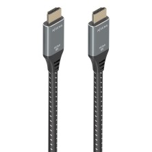Cable Hdmi Aisens V2.1 Ultra Alta Velocidad / Hec 8K@60Hz 48Gbps A/M-A/M Gris/Negro 5.0M