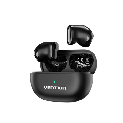 Auriculares Vention Bluetooth Tiny T12 Nblb0 Con Estuche De Carga/ Autonomía 6H/ Negros