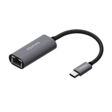 Conversor Aisens Usb3.1 Gen1 Usb-C A Ethernet Gigabit 10/100/1000 Mbps Gris 15Cm