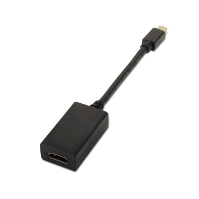 Adaptador De Cable De Vídeo Aisens A125-0137 015 M Mini Displayport Hdmi Negro