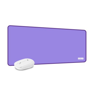 Alfombrilla Subblim Con Ratón Harmony Pack Mousepad Xl + Wireless Mouse Purple