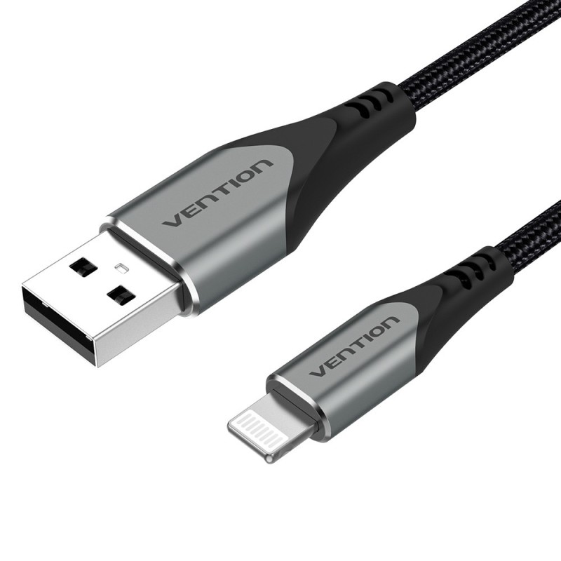 Cable Vention Usb 2.0 Lightning Labhd/ Usb Macho - Lightning Macho/ 50Cm/ Gris