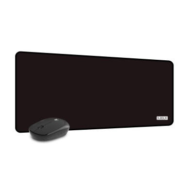 Alfombrilla Subblim Con Ratón Harmony Pack Mousepad Xl + Wireless Mouse Black