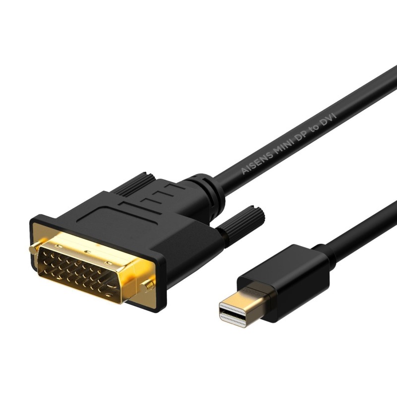 Adaptador De Cable De Vídeo Aisens A125-0363 2 M Mini Displayport Dvi Negro