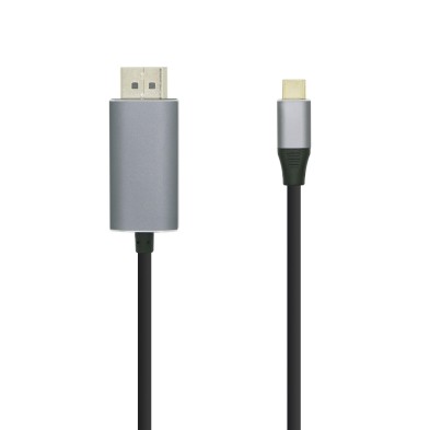 Cable Conversor Aisens Usb-C A Displayport 4K@60Hz Usb-C/M-Dp/M Negro 0.8M