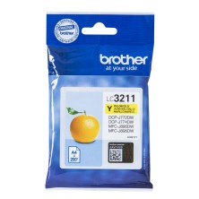 Cartucho De Tinta Brother Lc-3211Y Original Rendimiento Estándar Amarillo