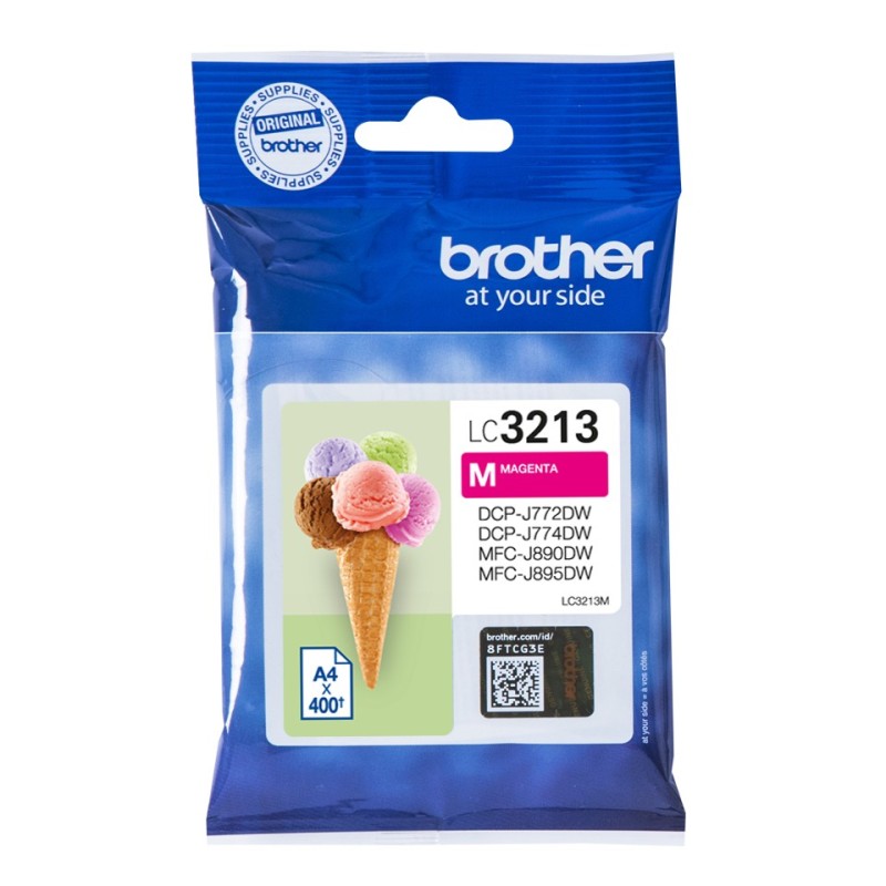 Cartucho De Tinta Brother Lc-3213M Original Alto Rendimiento Xl Magenta