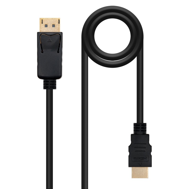 Cable Conversor Nanocable Displayport A Hdmi Dp/M - Hdmi/M Negro 5.0 M