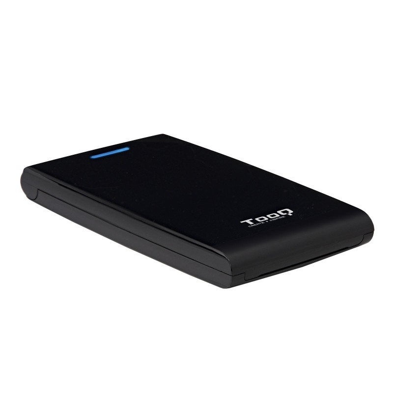 Caja Externa Para Disco Duro Tooq Hdd 25" Sata A Usb 2.0/Usb 3.0 Negra