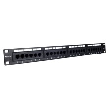 Panel De Transferencia Phasak 19" 24P Cat.6 Utp Rj45 Dual 1U - Pu 2420