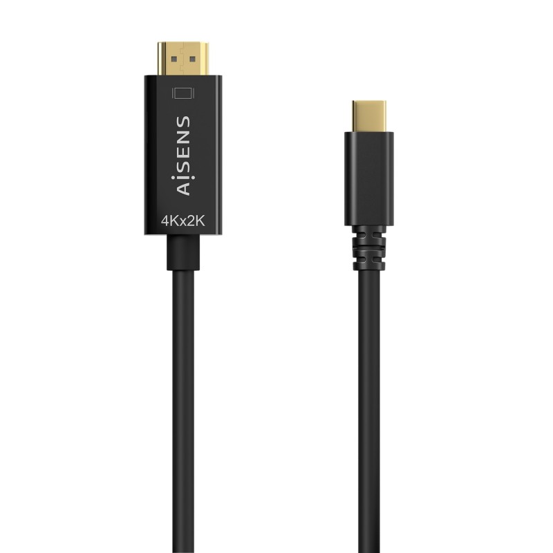 Cable Conversor Aisens Usb-C A Hdmi 4K@30Hz Usb-C/M-Hdmi/M Negro 0.8M