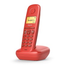 Teléfono Inalambrico Gigaset A270 Dect Identificador De Llamadas Rojo