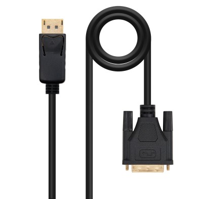 Cable Conversor Nanocable Displayport A Dvi Dp/M - Dvi/M Negro 2.0 M