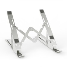 Soporte Para Portatil / Tablet Aisens De Sobremesa Ajustable Plata