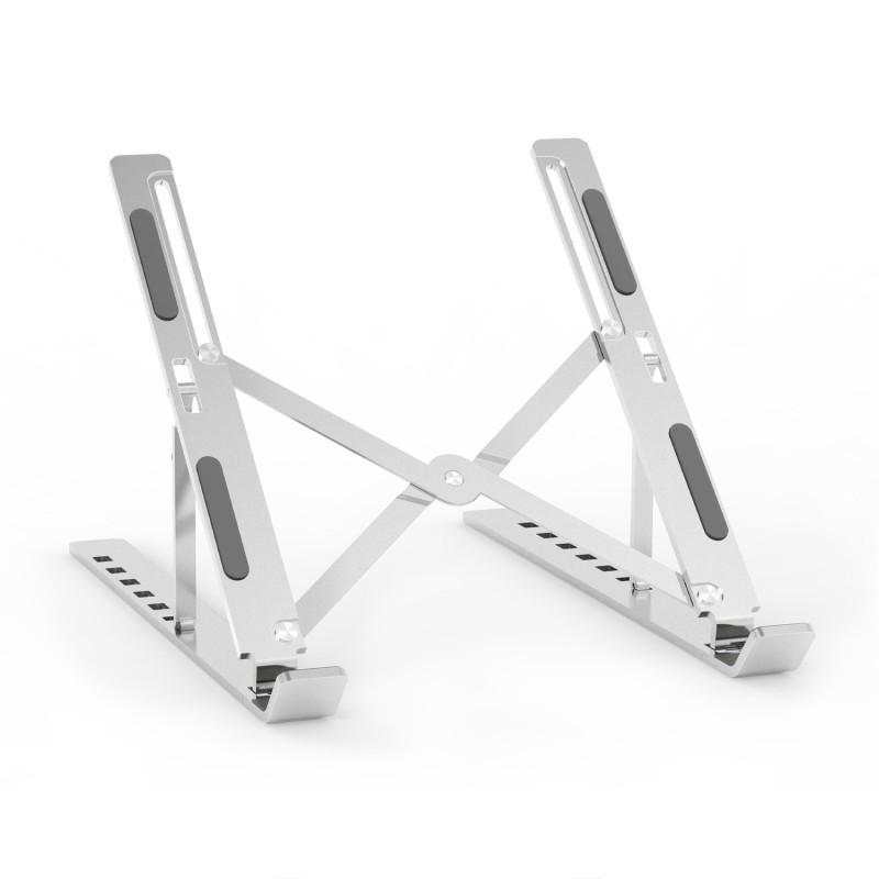 Soporte Para Portatil / Tablet Aisens De Sobremesa Ajustable Plata