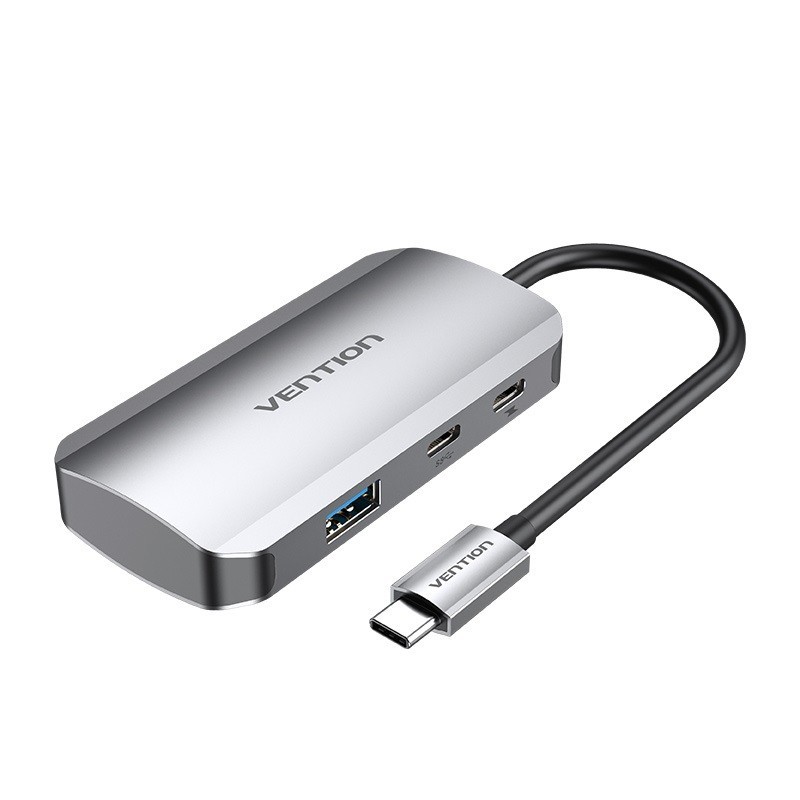 Hub Vention Usb Tipo-C Tndhb/ 3Xusb/ 1Xusb Tipo-C/ 1Xusb Tipo-C Pd