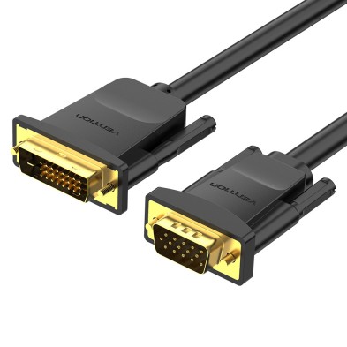 Cable Vention Conversor Eabbg/ Dvi Macho - Vga Macho/ 1.5M/ Negro