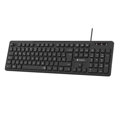 Teclado Subblim Ergonómico Business Slim Silencioso Con Cable Usb