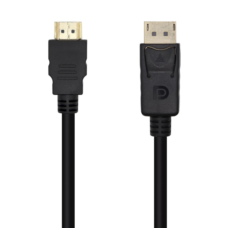 Cable Conversor Aisens Displayport A Hdmi Dp/M-Hdmi/M Negro 1.0M