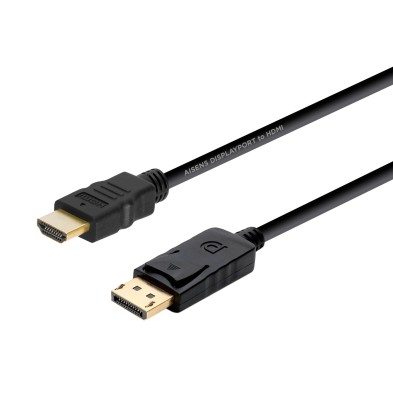 Cable Conversor Aisens Displayport A Hdmi Dp/M-Hdmi/M Negro 2.0M