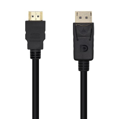 Cable Conversor Aisens Displayport A Hdmi Dp/M-Hdmi/M Negro 5.0M