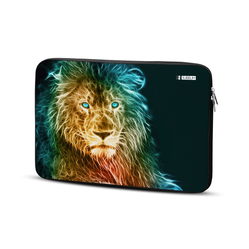 Funda Para Portatil Subblim Neopreno Trendy Sleeve Neo Lion 156"