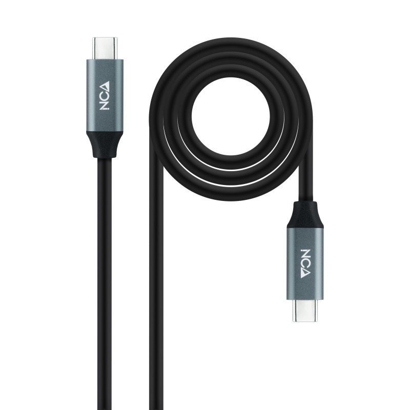 Cable Nanocable 10.01.4303 Usb 3.2 Gen 2X2 3 M Usb C Negro Gris