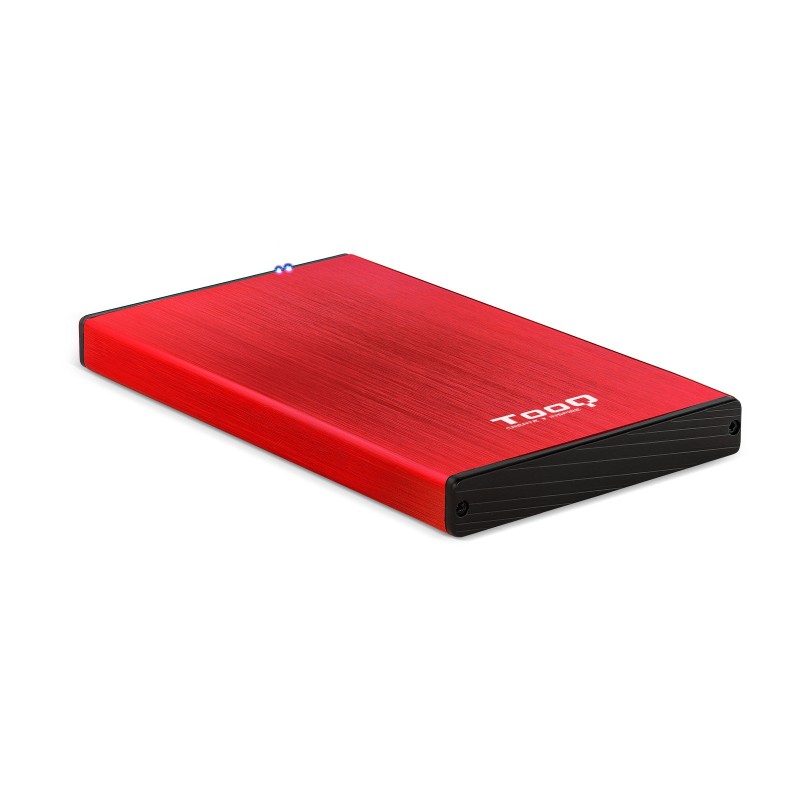 Caja Externa Para Disco Duro Tooq Tqe-2527R   Negro Rojo 2.5"