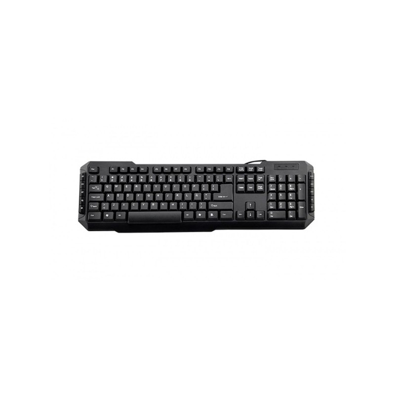 Teclado 3Go Kbdrileusb2 Universal Usb Qwerty Español Negro