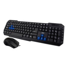 Teclado 3Go Combodrile2 Ratón Incluido Oficina Usb Negro