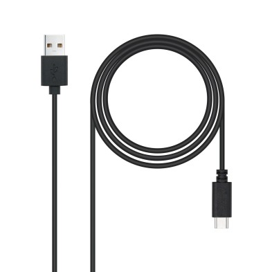 Cable Nanocable 10.01.2103 Usb 2.0 3 M Usb A Usb C Negro