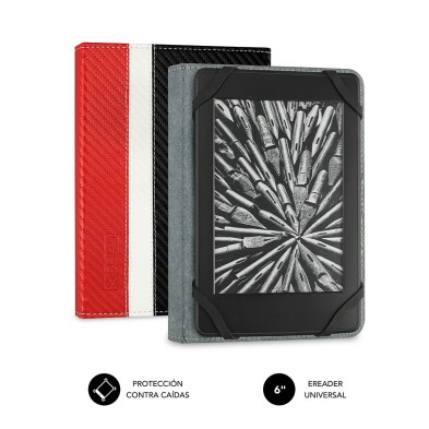 Funda Libro Electrónico Subblim Clever Ebook Case 6" Red