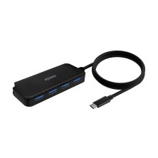 Hub Aisens Usb 3.1 Usb-C Usb-C/M-4X Tipo A/H Negro 60Cm