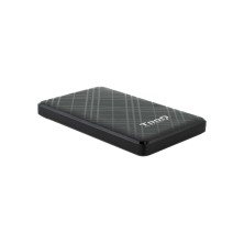 Caja Externa Para Disco Duro Tooq  De 25” Hdd/Ssd Negro