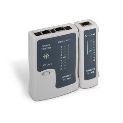 Comprobador De Cables Aisens A142-0312 Red Utp/Stp Gris