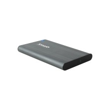 Caja Externa Para Disco Duro Tooq  De 25” Hdd/Ssd Gris