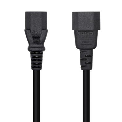 Cable Alimentación Cpu Aisens C13/H-C14/M Negro 10 M