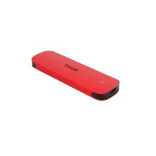 Caja Externa Para Disco Duro Tooq Ssd M.2 Nvme Rojo