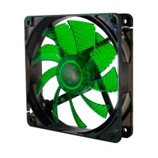 Ventilador Pc Nox Coolfan 120 Led 12 Cm Negro Verde