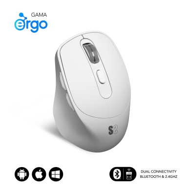 Ratón Subblim Curve Ergo Dual Mouse Battery Black