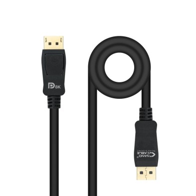 Cable Nanocable 10.15.2502 Displayport 2 M Negro