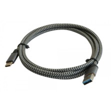 Cable Usb 3Go C134 12 M Usb C Usb A Negro Gris