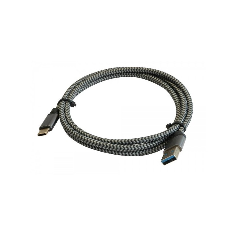 Cable Usb 3Go C134 12 M Usb C Usb A Negro Gris