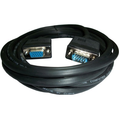 Cable Vga 3Go 10M Vga M/Fm Vga D-Sub Negro