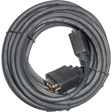 Cable Vga 3Go 10M Vga M/M Vga D-Sub Negro