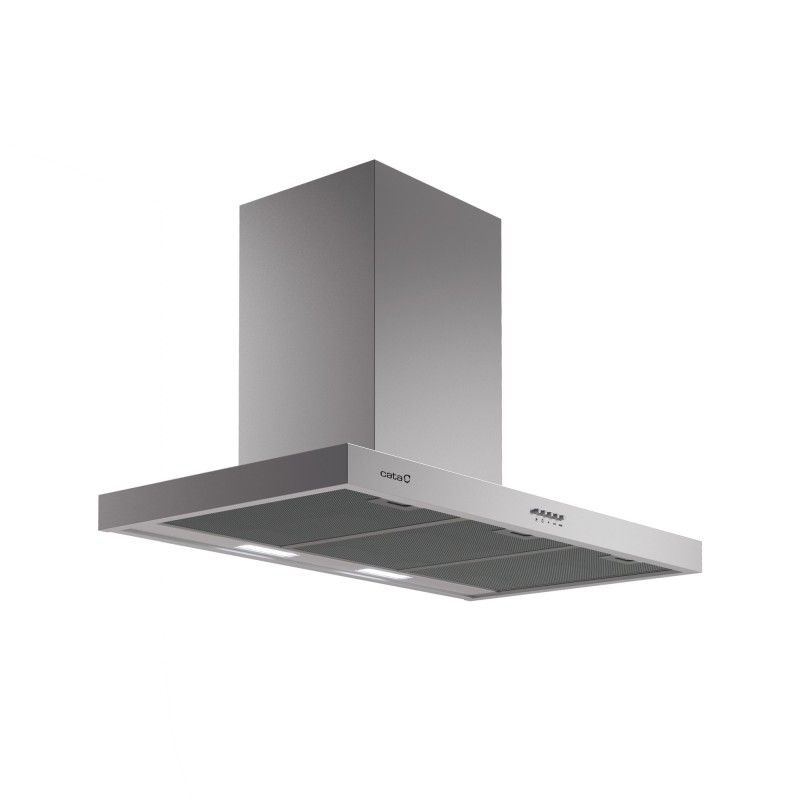 Campana Decoativa Cata S Plus 900 X De Pared Acero Inoxidable 637 M³/H C